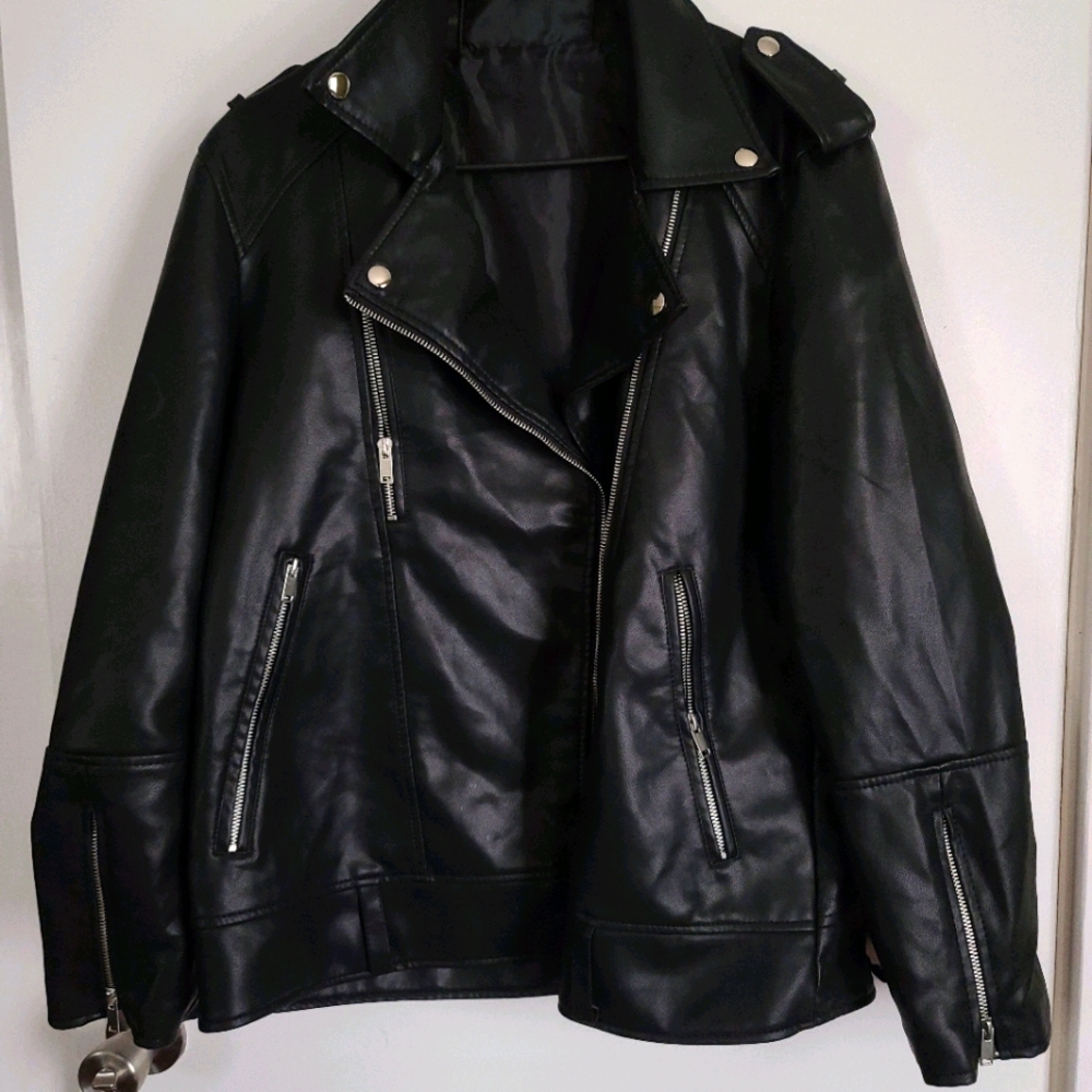 Faux Leather Jacket